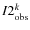 $I2_{\rm obs}^k$