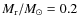$M_{\rm r}/\ensuremath{\mbox{\it M}_{\odot}} = 0.2$