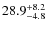 $28.9^{\rm +8.2}_{-4.8}$