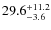$29.6^{\rm +11.2}_{-3.6}$
