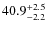 $\rm 40.9^{+2.5}_{-2.2}$