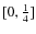 $[0,\frac14]$