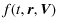 $\displaystyle %
\displaystyle
f(t,\vec{r},\vec{V})$