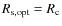 $R_{\rm s,opt}=R_{\rm c}$
