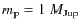$m_{\rm p}=1\ M_{{\rm Jup}}$
