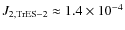 $J_{2,{\rm TrES-2}} \approx 1.4 \times 10^{-4}$