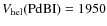 $V_{\rm hel}\rm (PdBI) = 1950$