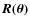 $\vec{R(\theta)}$
