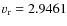 $v_{\rm r}=2.9461$