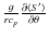 ${\frac{g}{r c_p}\frac{\partial\langle S'\rangle}{\partial\theta}}$