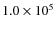 $1.0\times10^{5}$