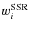 $w^{\rm SSR}_i$