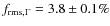 $f_{\rm
rms,\Gamma}=3.8\pm 0.1\%$
