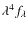 $\lambda ^4f_{\lambda }$
