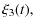 $\displaystyle \xi_3(t),$