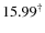 $15.99^{\dag }$
