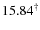 $15.84^{\dag }$