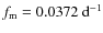 $f_{\rm m}=0.0372~{\rm d}^{-1}$