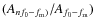 $(A_{nf_{0}-f_{\rm m})}/A_{f_{0}-f_{\rm m}})$