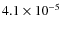 $4.1\times 10^{-5}$