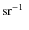 ${\rm sr}^{-1}~$