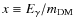 $x\equiv
E_\gamma/m_{\rm DM}$