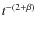 $t^{-(2 + \beta)}$