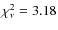 $\chi^2_\nu=3.18$
