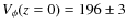 $V_{\phi}(z=0)=196\pm 3$