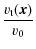 $\displaystyle {v_{\rm t}({\vec x}) \over v_0}$