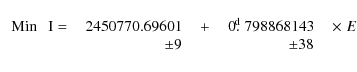 \begin{displaymath}
\begin{tabular}{r r c r r}
{\rm Min ~ I} = & 2450770.69601 &...
...space \\
& $\pm$$ 9$ & & $\pm$$ 38$\space & \\
\end{tabular}\end{displaymath}