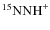 \ensuremath{^{15}{\rm NNH}^+}