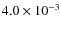 $4.0\times10^{-3}$