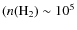 $(n({\rm H_2}) \sim 10^5$