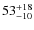 $\rm 53^{+18}_{-10}$