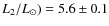 $L_{2}/L_{\odot})=5.6\pm0.1$