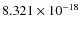 $8.321 \times 10^{-18}$