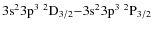 $\rm 3s^23p^3\ ^2D_{3/2}{-}3s^23p^3\ ^2P_{3/2}$
