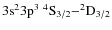 $\rm 3s^23p^3\ ^4S_{3/2}{-}^2D_{3/2}$