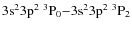 $\rm 3s^23p^2\ ^3P_0{-}3s^23p^2\ ^3P_2$
