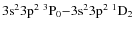 $\rm 3s^23p^2\ ^3P_0{-}3s^23p^2\ ^1D_2$