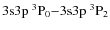 $\rm 3s3p\ ^3P_0{-}3s3p\ ^3P_2$