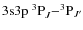 ${\rm 3s3p\ ^3P}_J{-}{\rm ^3P}_{J'}$