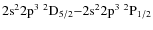 $\rm 2s^22p^3\ ^2D_{5/2}{-}2s^22p^3\ ^2P_{1/2}$