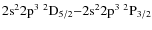 $\rm 2s^22p^3\ ^2D_{5/2}{-}2s^22p^3\ ^2P_{3/2}$