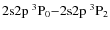 $\rm 2s2p\ ^3P_0{-}2s2p\ ^3P_2$