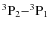 $\rm ^3P_2{-}^3P_1$