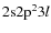 ${\rm 2s2p^23}l$