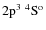 $\rm 2p^3\ ^4S^o$