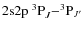 ${\rm 2s2p\ ^3P}_J{-}^3{\rm P}_{J'}$